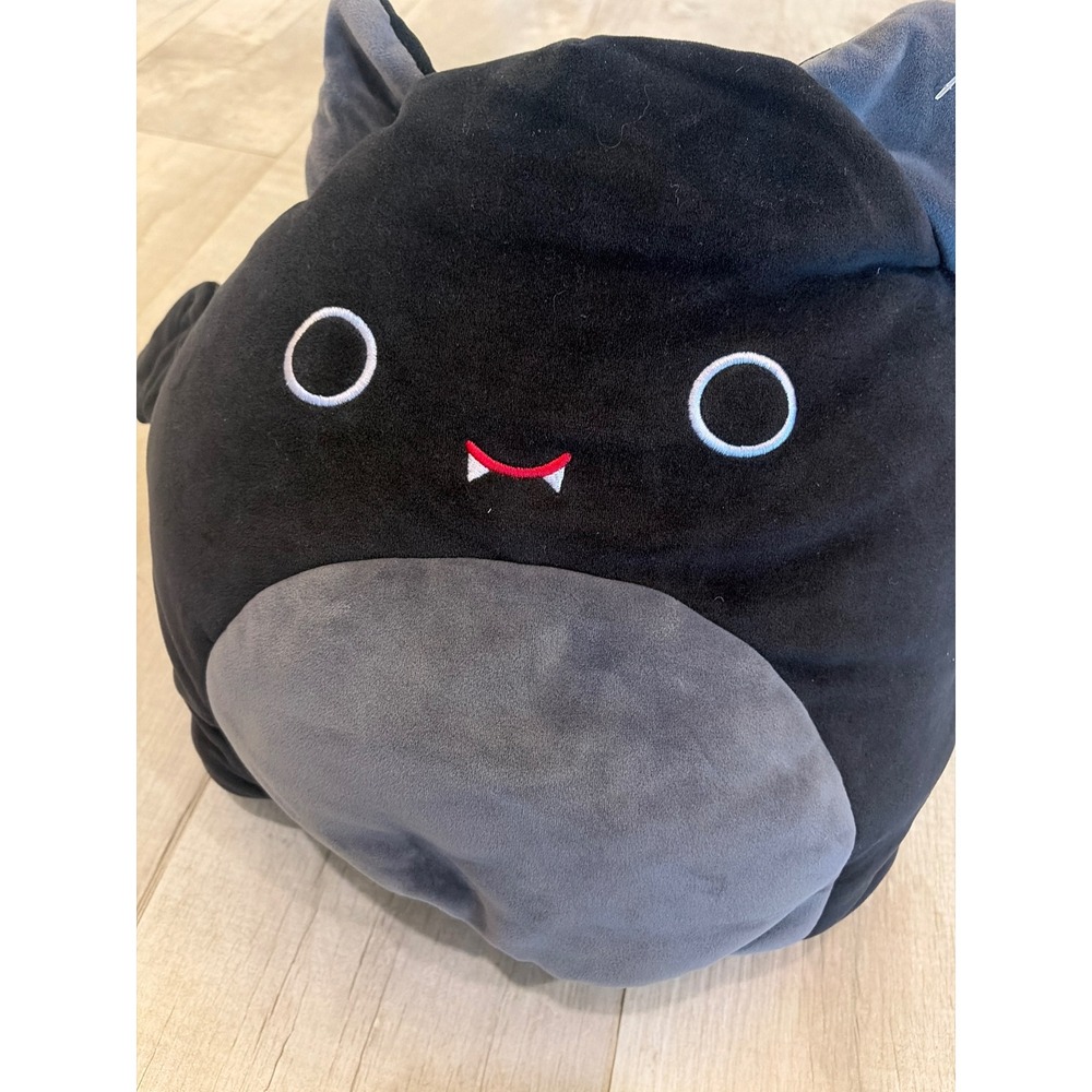 Squishmallows Emily the Bat Plush Backpack Black Halloween 12 inch Emily Bat